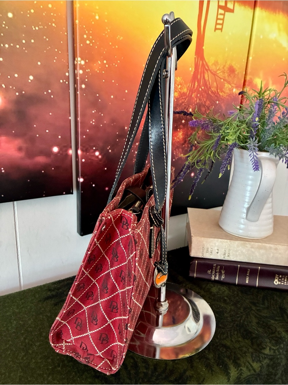 Dooney & Bourke Vintage Quilt Satchel - Picture 4 of 11